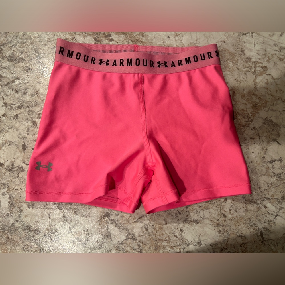 Under Armour Compression Shorts Women’s Small Hot Pink